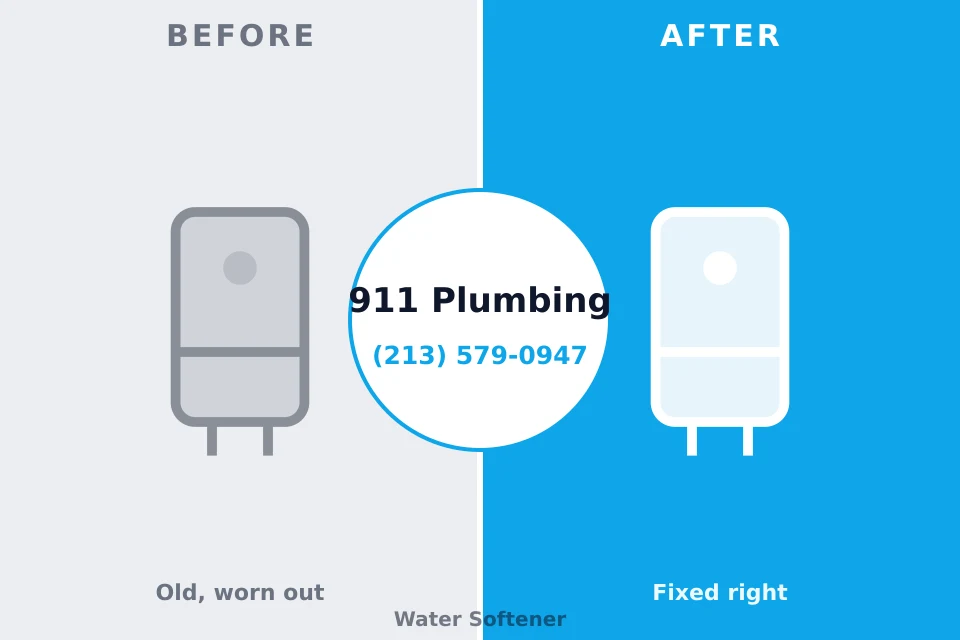Before and after: plumbing repair Highlands, NC